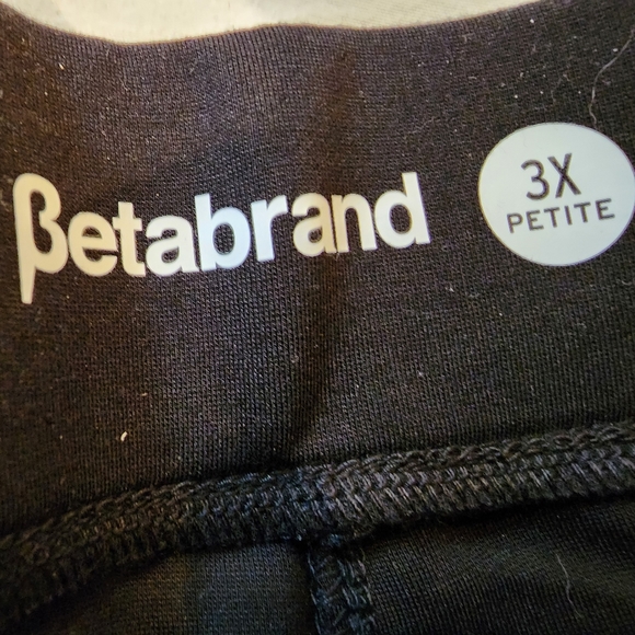 Betabrand 3XL Petite Stretchy Straight Leg Zip Ankle Zip Pockets w/Pleat NWOT - Picture 5 of 6